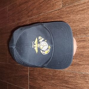 Vintage United States Marine Corps USMC Hat Cap Bump Embroidery Snapback USA